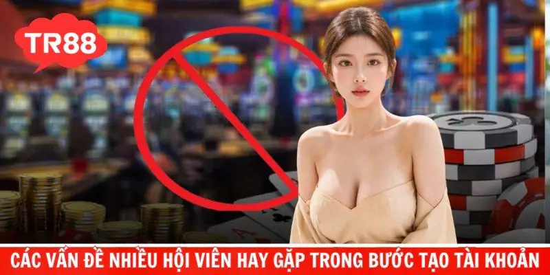 Các vấn đề nhiều hội viên hay gặp trong bước tạo tài khoản